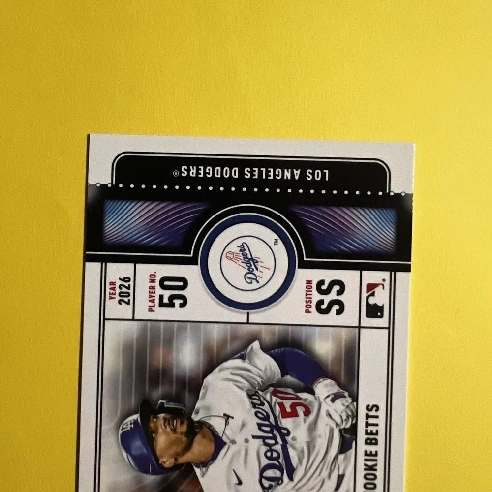 Mookie Betts 2026‎ Topps Series 1 Big Ticket Player Insert #BTP-8 Dodgers